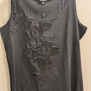 Black Sleeveless Talbots Top